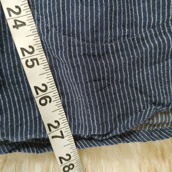 Free People Hearts & Colors Top Blouse Size XS Navy Blue - Picture 7 of 8